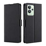 For OPPO Realme GT2 Pro Ultra-thin Voltage Side Buckle  Horizontal Flip Leather Phone Case(Black)