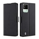 For OPPO Realme Narzo 50i Ultra-thin Voltage Side Buckle  Horizontal Flip Leather Phone Case(Black)