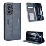 For Xiaomi Poco F4 GT / Redmi K50 Gaming Magnetic Buckle Retro Texture Leather Phone Case(Blue)