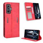 For Xiaomi Poco F4 GT / Redmi K50 Gaming Magnetic Buckle Retro Texture Leather Phone Case(Red)