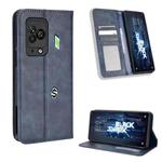 For Xiaomi Black Shark 5 Pro Magnetic Buckle Retro Texture Leather Phone Case(Blue)