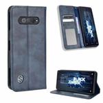 For Xiaomi Black Shark 5 RS Magnetic Buckle Retro Texture Leather Phone Case(Blue)