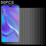 50 PCS 0.26mm 9H 2.5D Tempered Glass Film For OPPO RX17 Neo