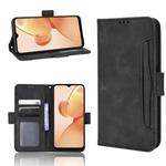 For OPPO Realme C31 Skin Feel Calf Texture Card Slots Leather Phone Case(Black)