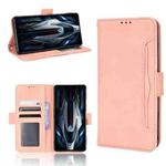 For Xiaomi Poco F4 GT / Redmi K50 Gaming Skin Feel Calf Texture Card Slots Leather Phone Case(Pink)