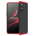 For OnePlus Nord CE 2 5G GKK Three Stage Splicing Full Coverage PC Case(Black Red)