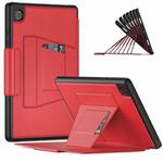 For Samsung Galaxy Tab A8 10.5 2021 Smart B Magnetic Leather Tablet Case(Red)