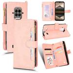 For Doogee S86 / S86 Pro Litchi Texture Zipper Leather Phone Case(Pink)