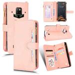For Doogee S88 Pro / S88 Plus Litchi Texture Zipper Leather Phone Case(Pink)