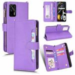 For OPPO Realme GT 5G / Realme GT Neo 5G Litchi Texture Zipper Leather Phone Case(Purple)