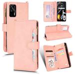 For OPPO Realme GT 5G / Realme GT Neo 5G Litchi Texture Zipper Leather Phone Case(Pink)