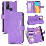 For Alcatel 1S 2021 / 3L 2021 Litchi Texture Zipper Leather Phone Case(Purple)