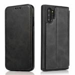 For Samsung Galaxy Note10+ Knight Magnetic Suction Leather Phone Case(Black)