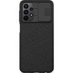 For Samsung Galaxy A23 4G NILLKIN Black Mirror Series Camshield PC Phone Case(Black)