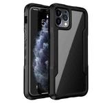 For iPhone 12 Pro Max Armor Acrylic 3 in 1 Phone Case(Black)