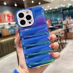 For iPhone 13 Pro Bubble Symphony TPU Phone Case (Blue)