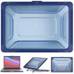 TPU + PC Laptop Protective Case For MacBook Pro 13.3 inch 2020 / 2018(Sapphire Blue)