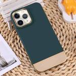 For iPhone 11 Pro Max TPU + Electroplated PC Phone Case (Green)