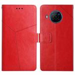 For Nokia X100 Y Stitching Horizontal Flip Leather Phone Case(Red)