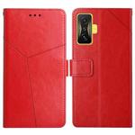 For Xiaomi Poco F4 GT Y Stitching Horizontal Flip Leather Phone Case(Red)