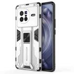 For vivo X80 Supersonic PC + TPU Shock-proof Phone Case(Silver)