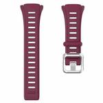 For POLAR Polar FT60 Men's Silicone Watch Band(Red Wine)
