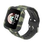 For Xiaomi Redmi Watch Camouflage Silicone Watch Band(Army Green)
