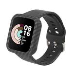 For Xiaomi Redmi Watch 2 / 2 Lite Camouflage Silicone Watch Band(Carbon Fiber Black)