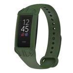 For Amazon Halo View Silicone Integrated Watch Band(Olive Green)