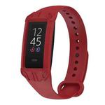 For Amazon Halo View Silicone Integrated Watch Band(Red)