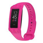 For Amazon Halo View Silicone Integrated Watch Band(Rose Red)