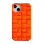 For iPhone 13 Pro Max Weave Texture TPU Phone Case (Orange)