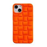 For iPhone 12 / 12 Pro Weave Texture TPU Phone Case(Orange)