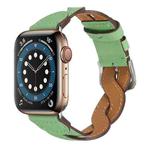 Weave Watch Band For Apple Watch Ultra 49mm / Series 8&7 45mm / SE 2&6&SE&5&4 44mm / 3&2&1 42mm(Green)