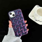 For iPhone 11 Pro Max Weave Texture Chameleon TPU Phone Case (Purple)