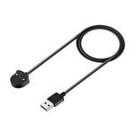 For Ticwatch E & S 1m Universal Smart Watch Magnetic Charging Cable(Black)