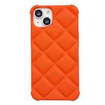 For iPhone 13 Pro Max Elegant Rhombic Texture TPU Phone Case (Orange)