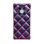 For Huawei Mate 40 Pro Rhombic Texture Chameleon TPU Phone Case(Purple)