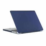 For MacBook Air 13.3 inch A1932 / A2179 / A2337 / Air-M1 Dot Texture Double Sided Tanned Laptop Case(Blue)