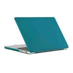 Dot Texture Double Sided Tanned Laptop Case For MacBook Pro 16.2 inch A2485 2021(Dark Cyan)