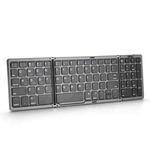 B089 Bluetooth Foldable Keyboard with Numeric(Grey)