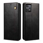 For OnePlus Nord CE 2 Lite 5G Oil Wax Crazy Horse Texture Leather Phone Case(Black)