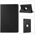 For Realme Pad Mini 360 Degree Rotation Litchi Texture Tablet Leather Case(Black)
