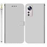 For Xiaomi 12 Lite Imitated Mirror Surface Leather Phone Case(Silver)