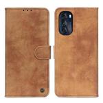 For Motorola Moto G 5G 2022 Antelope Texture Magnetic Buckle Leather Phone Case(Brown)