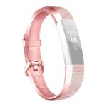 For Fitbit Alta / Alta HR Metal-color Watch Band Belt Buckle Watch Band(Rose Gold)