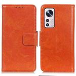 For Xiaomi 12 Lite Nappa Texture Leather Phone Case(Orange)