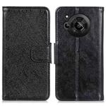 For Sharp Aquos R7 Nappa Texture Horizontal Flip Leather Phone Case(Black)