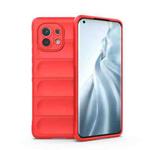 For Xiaomi Mi 11 Magic Shield TPU + Flannel Phone Case(Red)