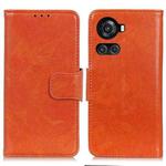 For OnePlus Ace / 10R Nappa Texture Horizontal Flip Leather Phone Case(Orange)